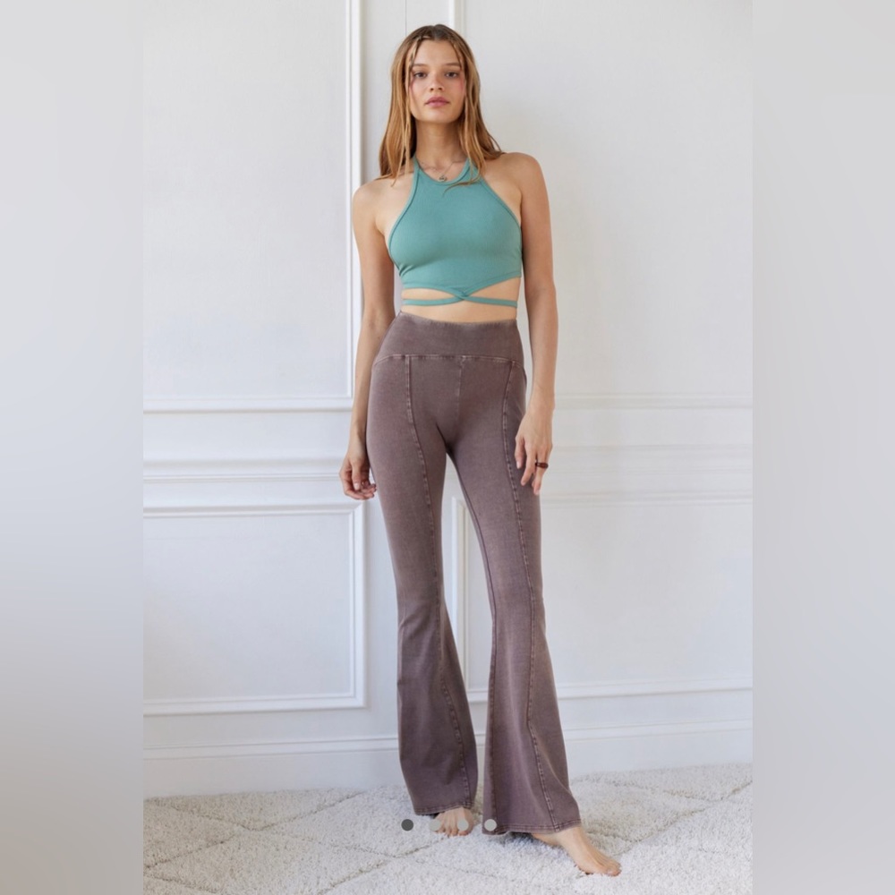 Urban outfitters brown flare pants